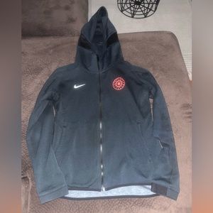 NIKE PORTLAND THORNS NWSL TEAM TRAINING FULL ZIP TECH JACKET M